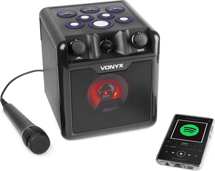 Actual product image Vonyx Speaker Karaoke SBS52B-DRUM (Active, 1x 50 W)