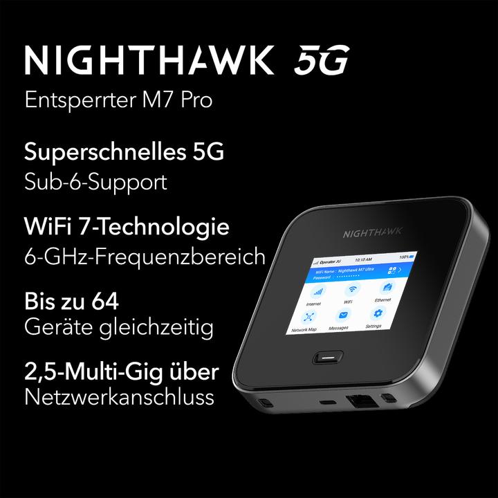 Produktbild Netgear Nighthawk M7 Pro 5G WiFi 7 Mobile Router