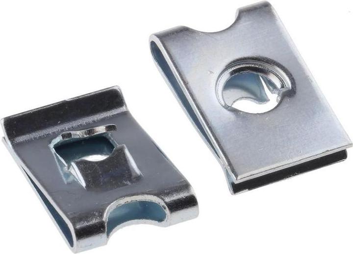 Actual product image RS PRO Clamping nuts galvanized 4.2mm
