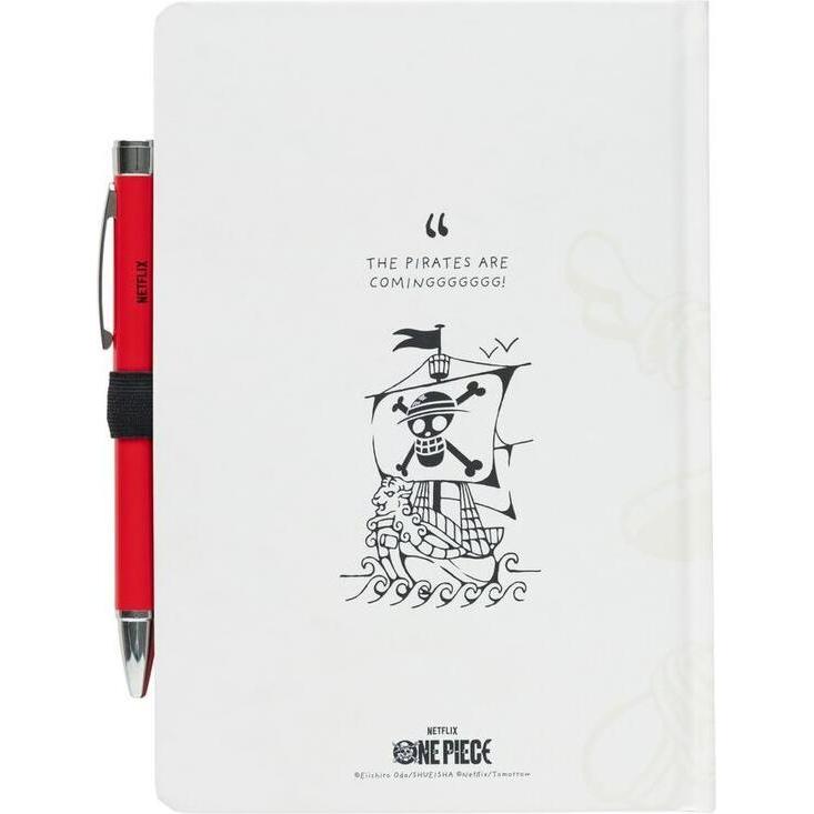 NoName ONE PIECE NETFLIX - Notebook Stylo-Bille Lumineux - Format A5 (A5, Harter Einband) (GAGE0052)
