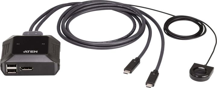 Aten US3312 2-Port USB-C 4K DisplayPort KVM Switch