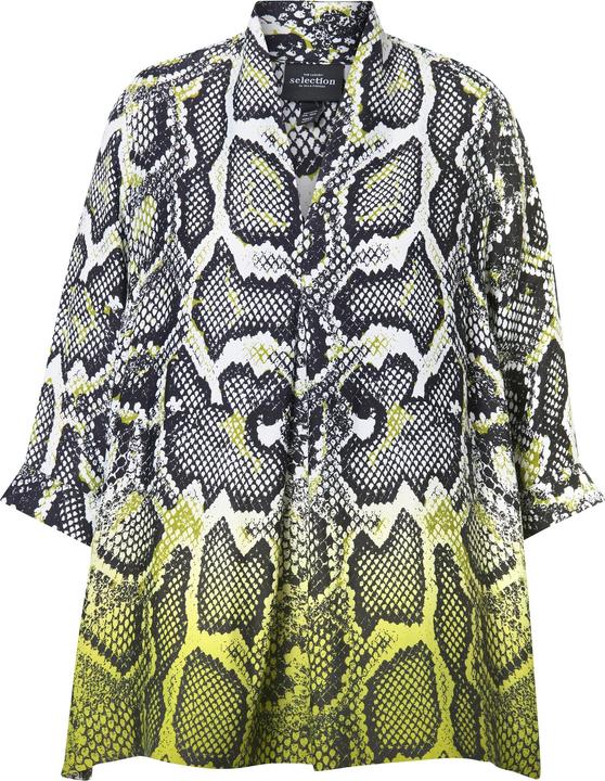 Immagine prodotto Ulla Popken Tunica con design pitonato, scollo montante e maniche a 3/4 (42, 44)