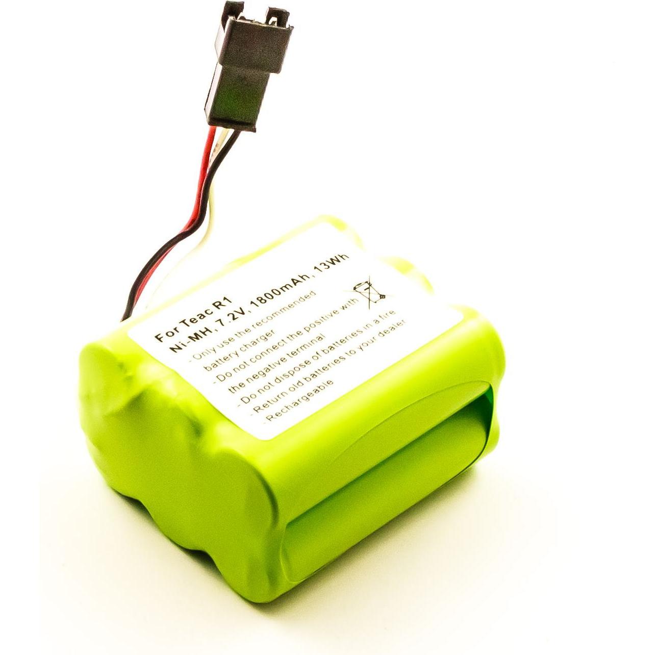 AGI Akku kompatibel mit Teac R-5 - Akku (Gerätespezifisch, 1800 mAh), Batterien + Akkus