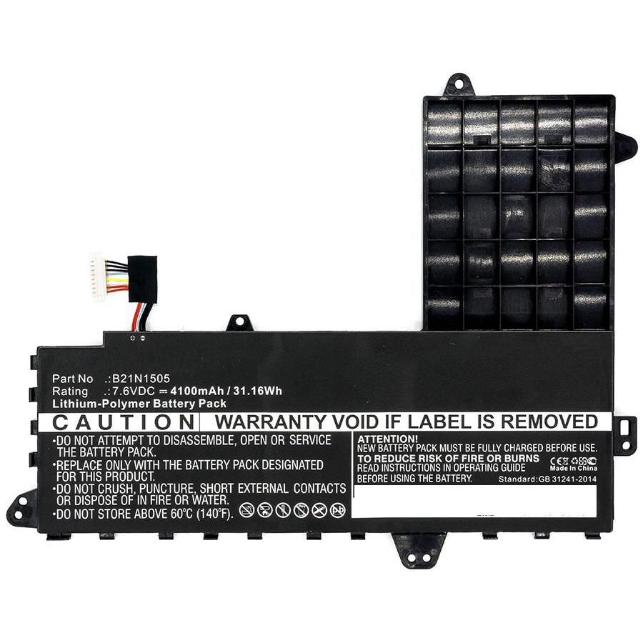 Thumbnail - CoreParts Laptop Battery for Asus (1 Zellen, 3400 mAh), Notebook Akku, Schwarz