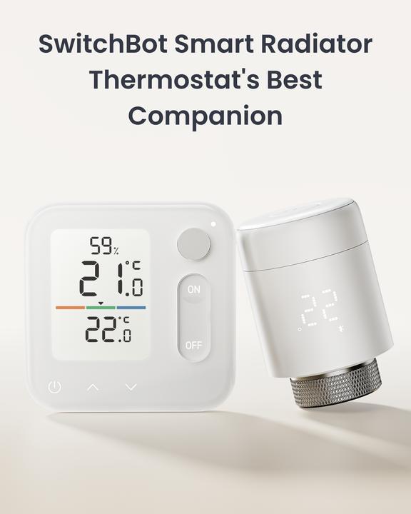 Actual product image SwitchBot Home Climate Panel weiss