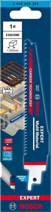 Produktbild Bosch Professional Zubehör EXPERT ‘Multi Material’ 956 XHM Säbelsägeblatt, 1 Stück