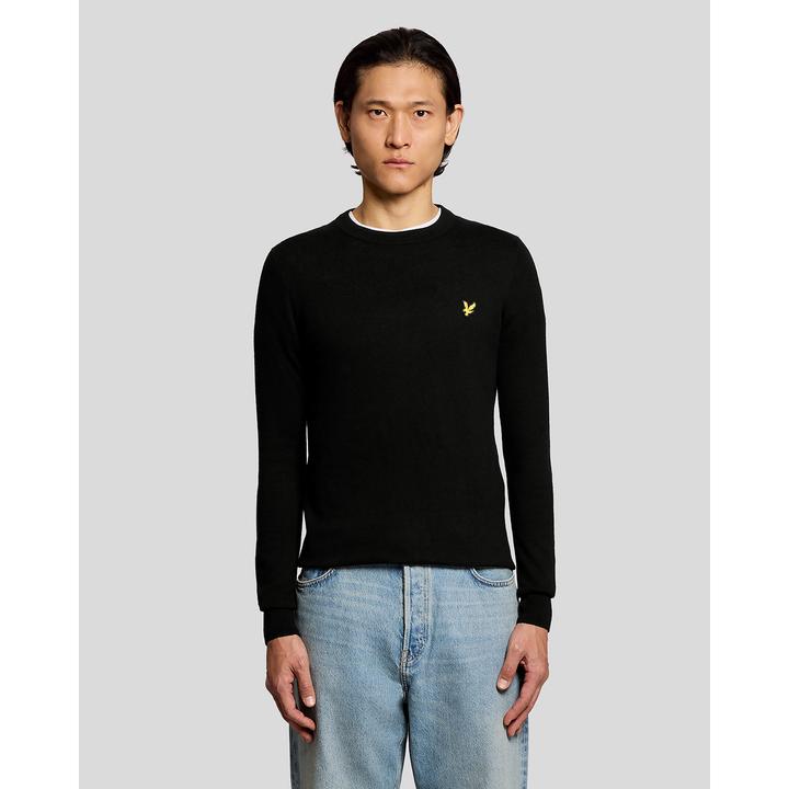 Image du produit Lyle and Scott Pull col rond coton mérinos (M)