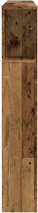 Produktbild vidaXL Kopfteil mit Stauraum Kopfteil-Regal Altholz-Optik 140x18,5x102,5cm