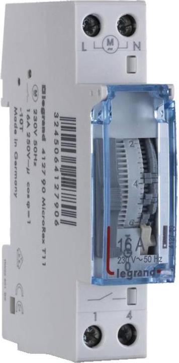 Image du produit Legrand MicroRex QT11 230V 50-60Hz 412790 Horloge journalière,quartz
