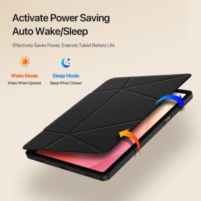 Actual product image Samsung Galaxy Tab S11- Ducis Vers Series, aufstellbares Flip-Etui, Schwarz (Samsung Galaxy Tab S11)