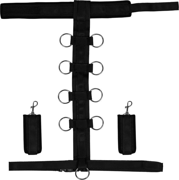 Produktbild Ouch! Restraint Harness with Collar and Hand Cuffs (One Size)