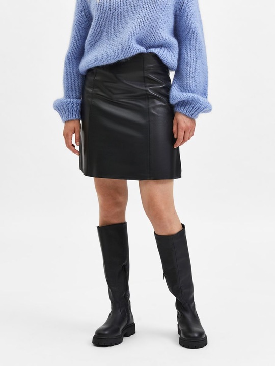 Produktbild Selected Femme Mini Lederrock (34)