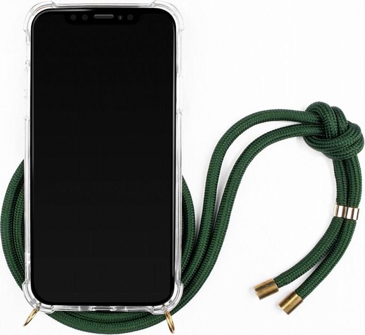 Actual product image Lookabe Necklace iPhone Xr gold green loo014