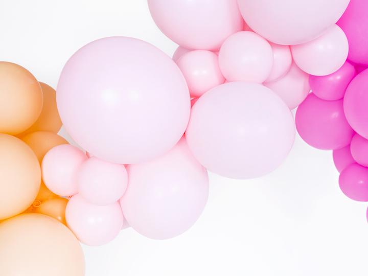Actual product image Partydeco Strong Balloons 27cm, Pastel Pale Pink (1 pkt / 100 pc.) (100x)