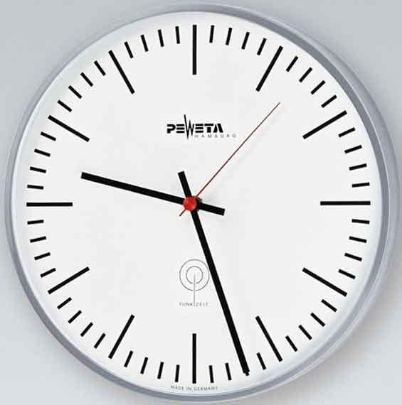 Actual product image Peweta Radio controlled clock 1,5V,indoor,D=400mm 51.250.431 (40 cm)