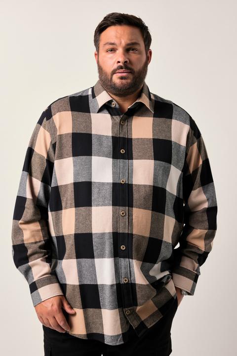 Produktbild Men+ Karo-Flanellhemd, Langarm, Kentkragen, Comfort Fit (XXL)