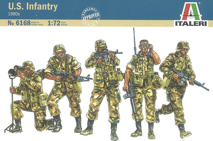 Actual product image Italeri Modern US Soldiers