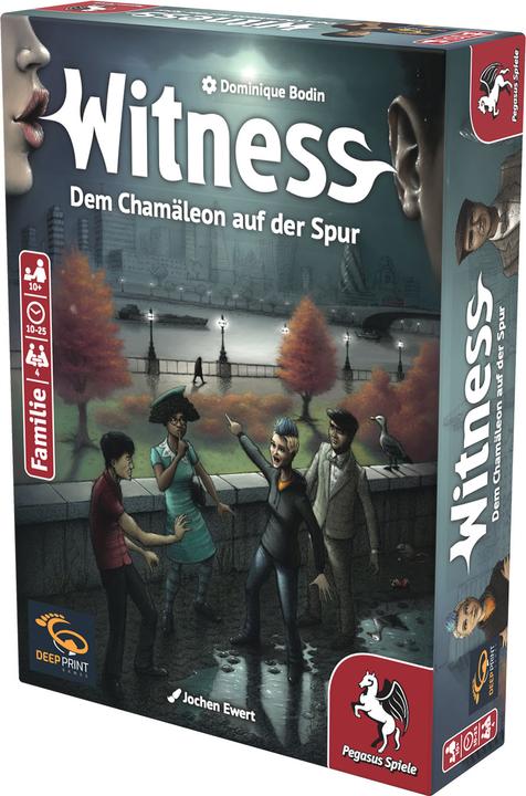 Produktbild Pegasus Witness – Dem Chamäleon auf der Spur (Deep Print Games) (Deutsch)
