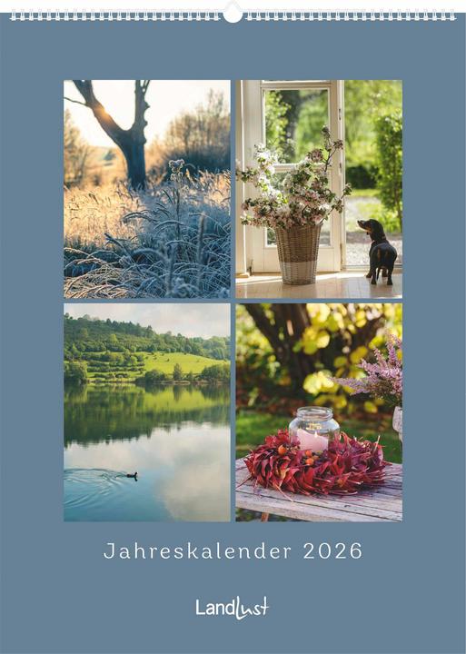 Produktbild Neumann Landlust: Jahreskalender 2026 Wand-Kalender - Poster-Kalender - Fotografie - Gartenkalender 45 (45 x 62 cm)