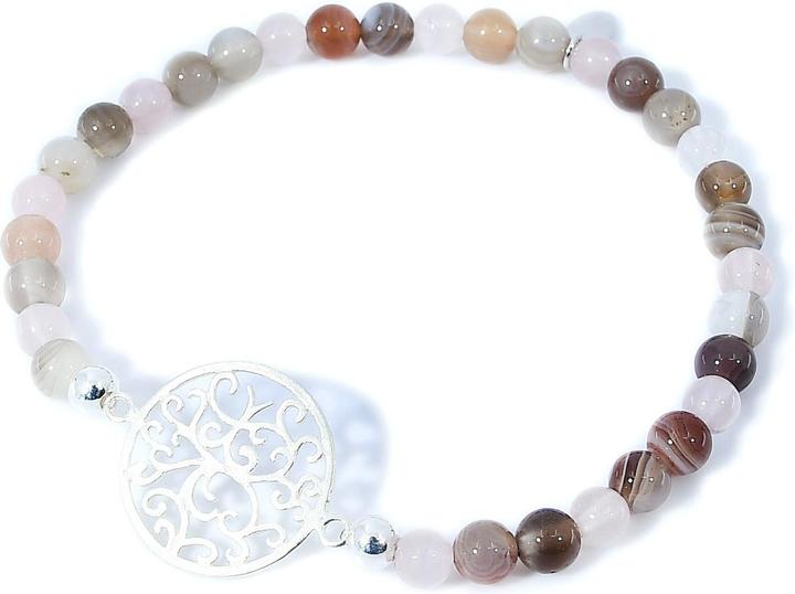 Immagine prodotto Balibay Amalina (18 cm, Quarzo rosa, Pietra preziosa, Agata, Oro 14 carati)