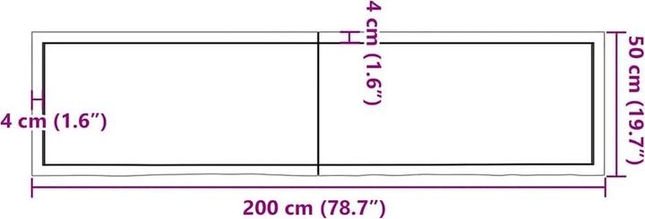 Immagine prodotto vidaXL Saba (200 x 50 x 4 cm)