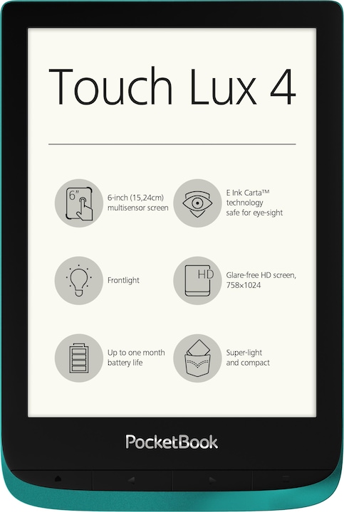 PocketBook Touch Lux 4 (6", 8 GB, Emerald)
