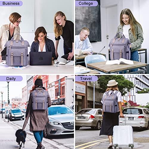 Produktbild Only-Bags.Store Laptop Rucksack, Schulrucksack Teenager 15,6 Zoll mit Datenkabel-Beutel & USB Ladeanschluss