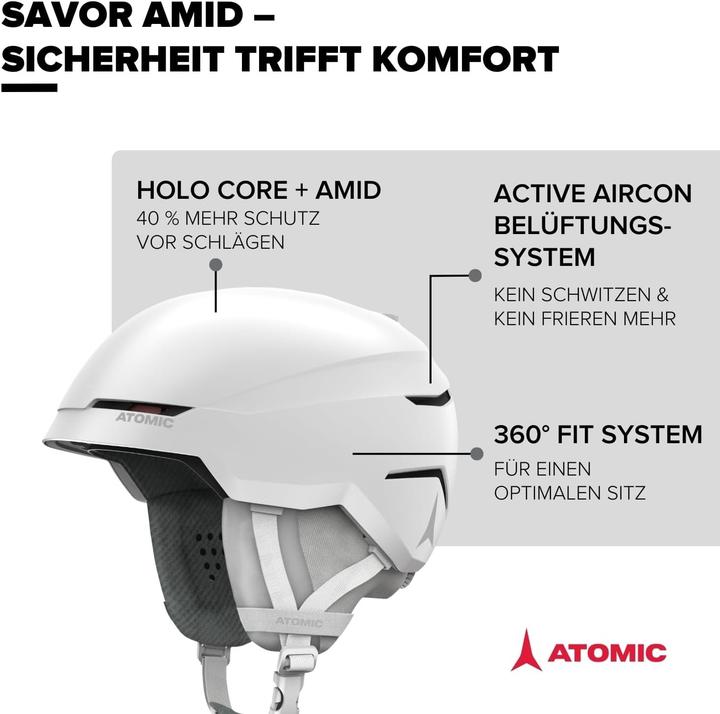Produktbild Atomic SAVOR AMID White Heather (51 - 55 cm, S)