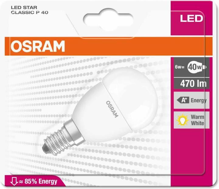 Produktbild Osram Star Classic (E14, 470 lm, 1x)