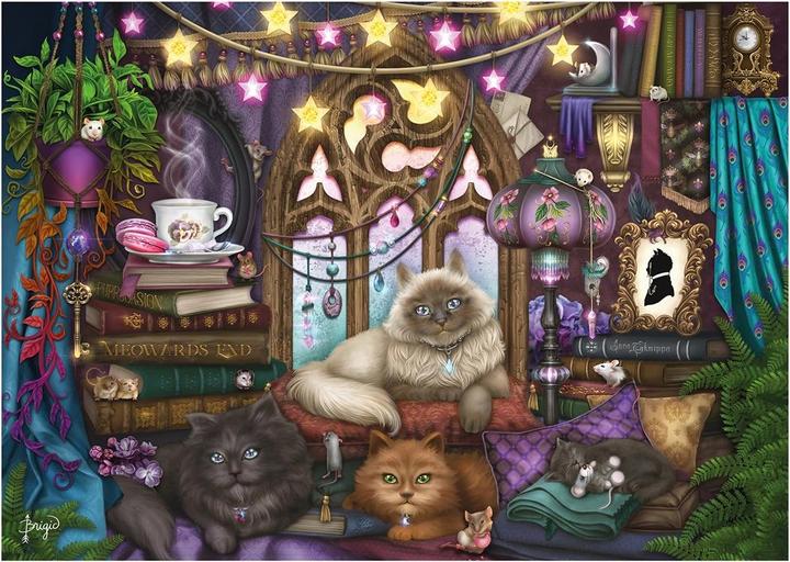 Actual product image Schmidt Spiele Afternoon Tea with Cats (1000 pieces)