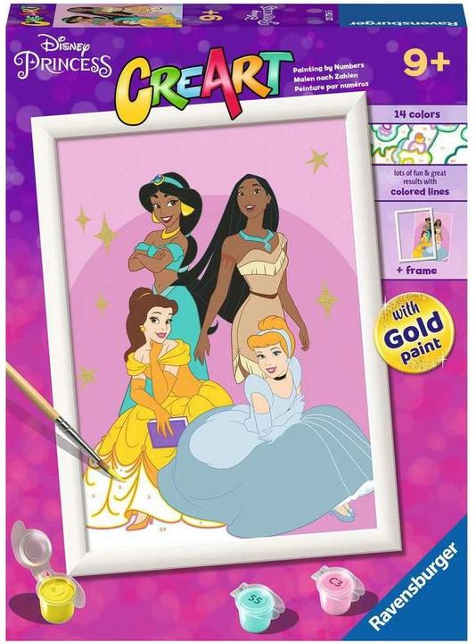 Actual product image Ravensburger Painting by numbers - Disney Princesses