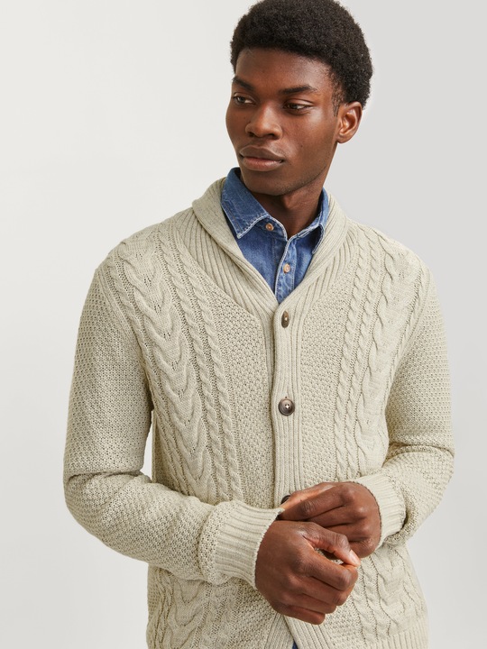 Produktbild Jack & Jones Einfarbig Strickjacke Strickjacke (L)