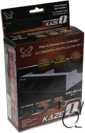 Actual product image Scythe Kaze Q 3.5 inch fan controller - black (4 Fan)