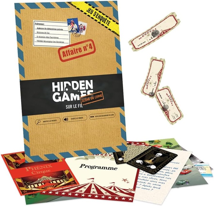 Produktbild Hidden Games Sur le Fil (FR) - Jeu d'enquête (Französisch)