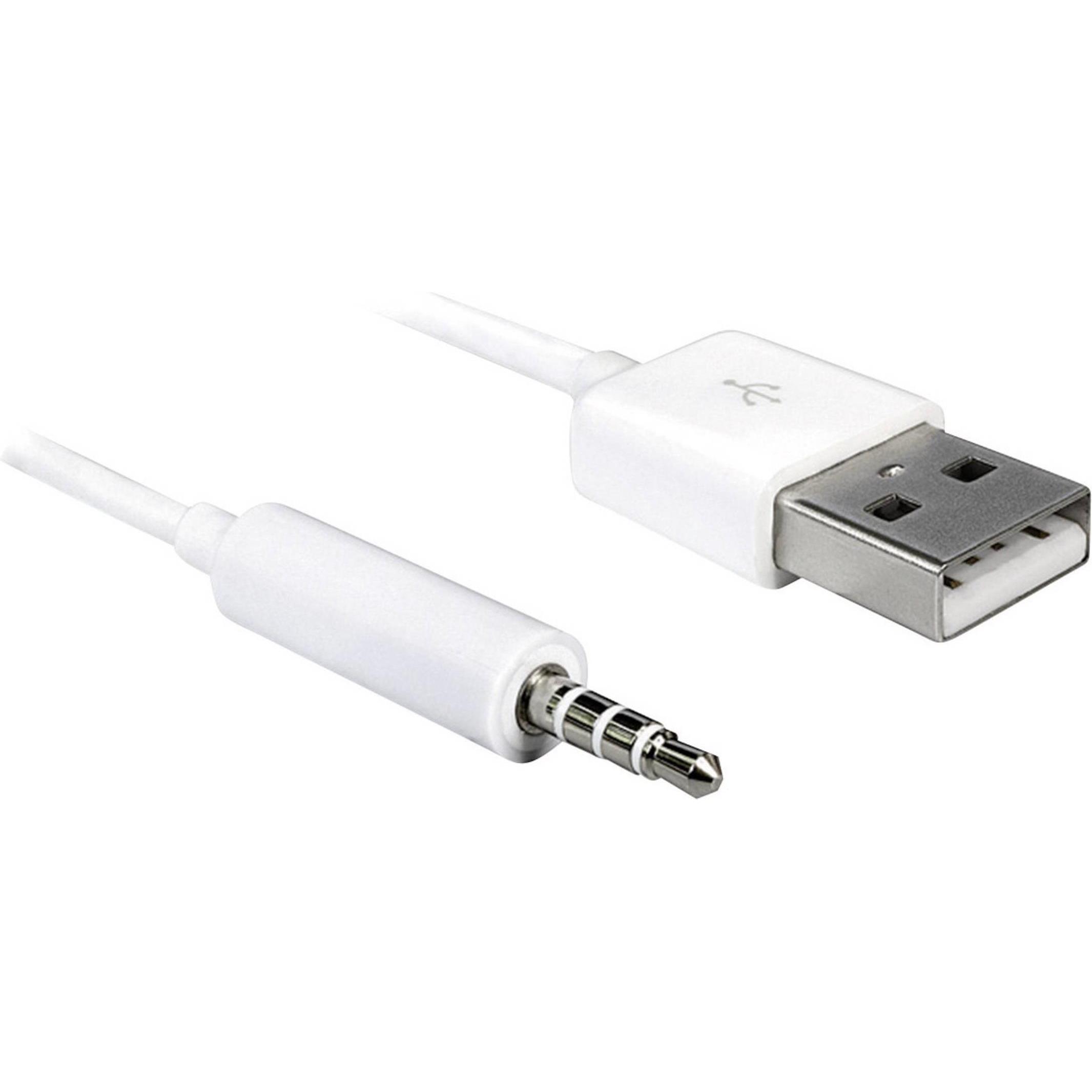 Delock USB A – 3.5 mm Klinke (1 m, 3.5mm Klinke (AUX)), Audio Kabel