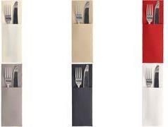 Papstar ROYAL Collectionblanc avec pliage des couverts ROYAL Collection (50 x, 48 x 30 cm)