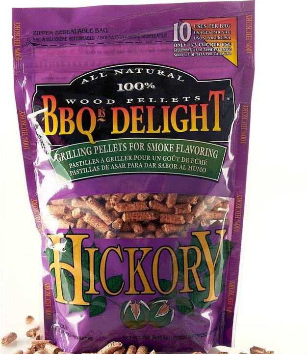 Actual product image BBQ’s Delight Pellets Hickory Wood