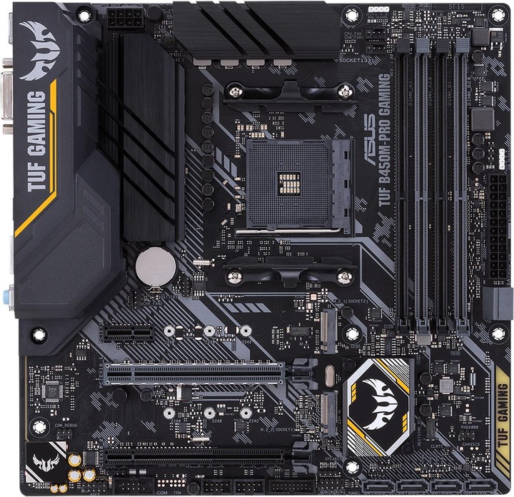 Produktbild ASUS TUF B450M-Pro Gaming (AM4, AMD B450, mATX)