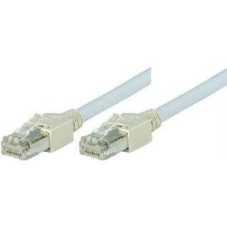 Tecline Dätwyler Patchkabel S/UTP, Cat 5e, grau, 15,0 m hochflexibel, mit Hirosesteckern TM11 (S/UTP, CAT5e, 15 m), Netz...