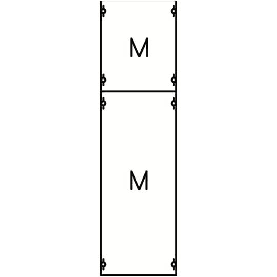 Striebel & John, Verteilerschrank Zubehör, STR 1M2A Verteilerfeld H=950mm 1 Feld