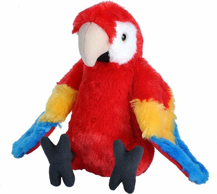 Produktbild Wild Republic Plüsch Scharlachroter Papagei Mini Cuddlekin 20 cm (20 cm)