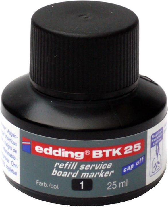 Produktbild Edding Nachfülltuschen BTK 25 (Gelmine, Schwarz, 48 mm)