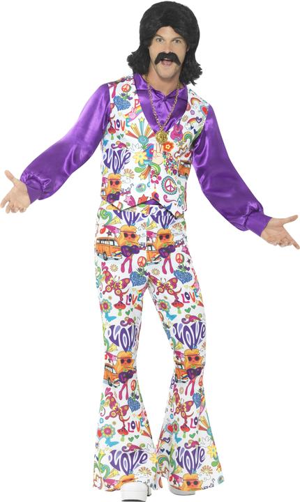 Actual product image Smiffys Groovy 60s Hippie Costume (Men) (XL)