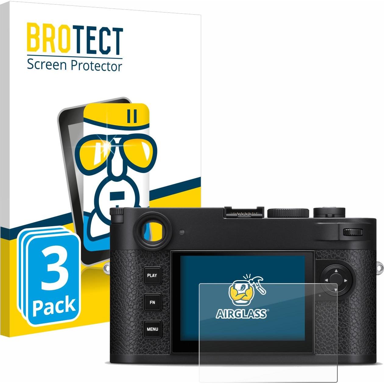 BROTECT AirGlass Panzerglasfolie (Displayschutz), Kameraschutz