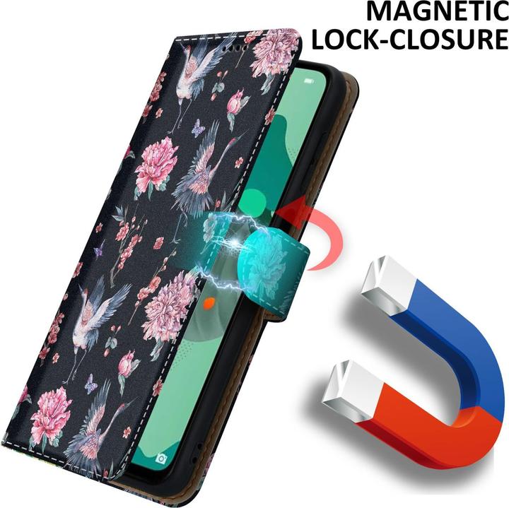 Produktbild Cadorabo Book Hülle mit Print (Huawei Mate 30 Lite)