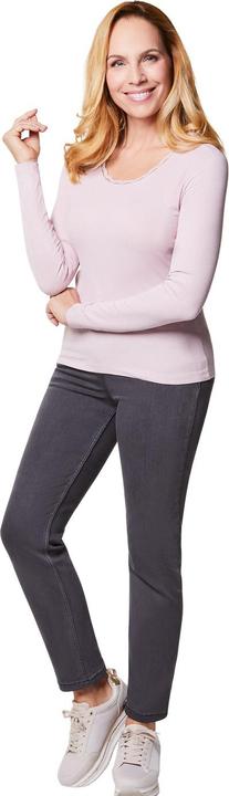 Produktbild Blue seven Rippshirt «Spitze» (40)
