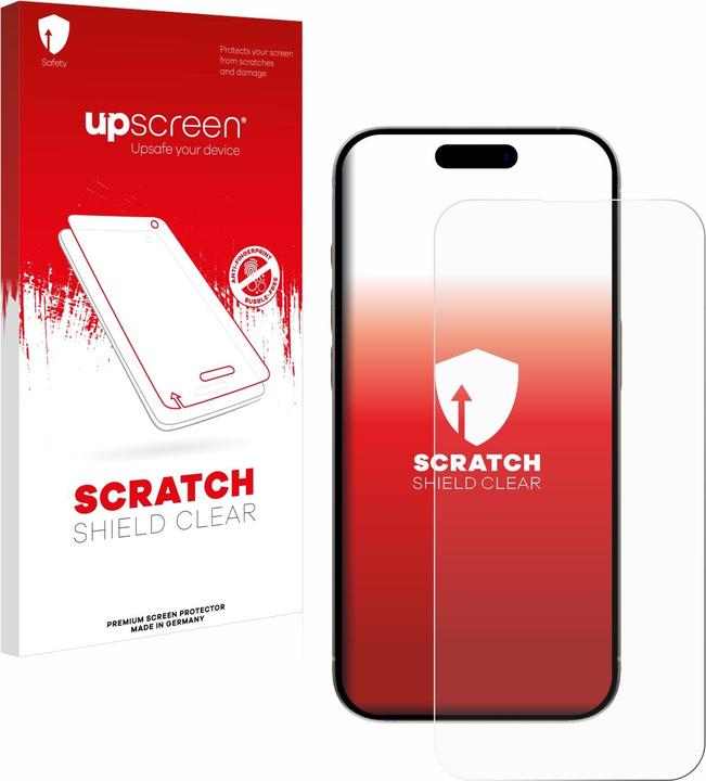 Immagine prodotto upscreen Scratch Shield Pellicola (1 pz., Apple iPhone 15 Plus)