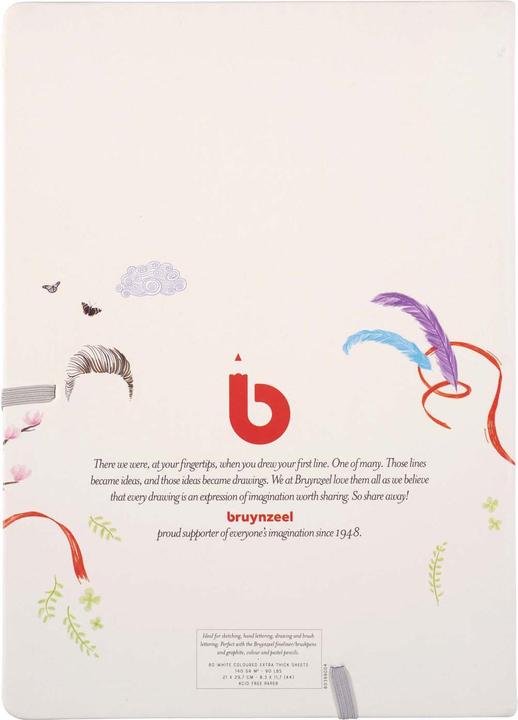 Productafbeelding Bruynzeel Creatives Skizzen-/Notizbuch, A4, 140 g/m, 80 Blatt (A4, Geen)