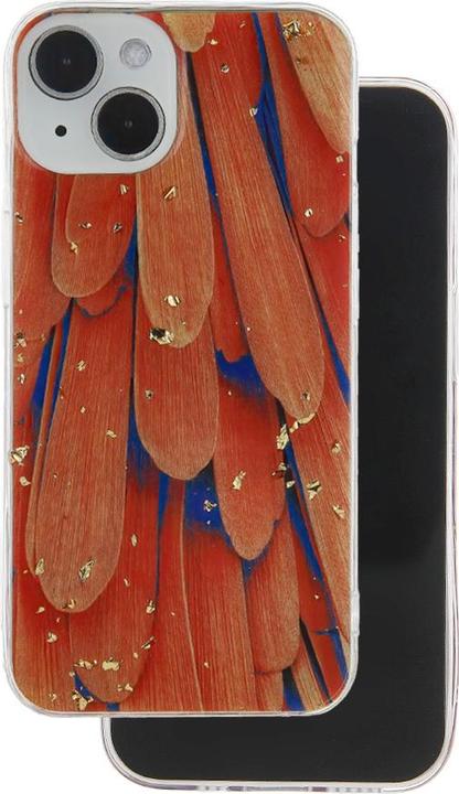 OEM Gold Glam case for Samsung Galaxy A25 5G (global) Orange (Samsung Galaxy A25 5G)