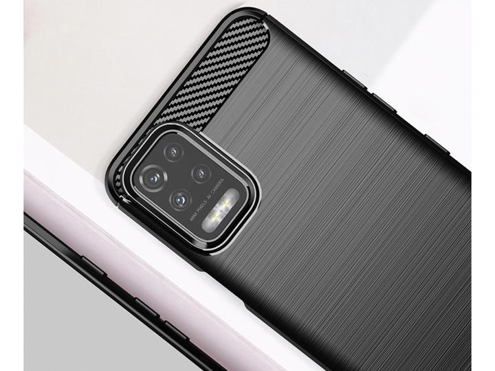 Produktbild Screenguard LG K42 Hülle Carbon Brushed Soft TPU (LG K42)